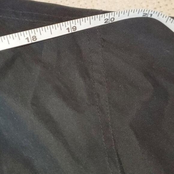 London Fog Black 2 in 1‎ Zip/Snap Insulated Lined Hooded Bomber Sz. L Jacket - Picture 13 of 14